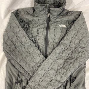 North Face Quilted Zip Up Jacket